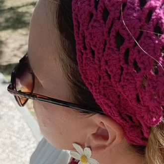 El Örgüsü Bordo Bandana