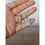 Kader Çarkı (Wheel of Fortune) Çelik Tarot Kolye