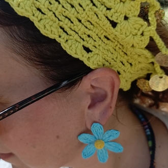 El Örgüsü Sarı Pullu Bandana
