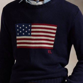 RL  Half -Zip %100 Cotton Knitwear