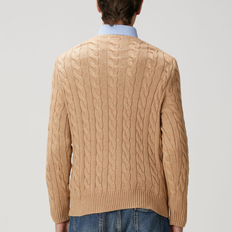 RL Bej %100 Cotton Knitwear Fabric 