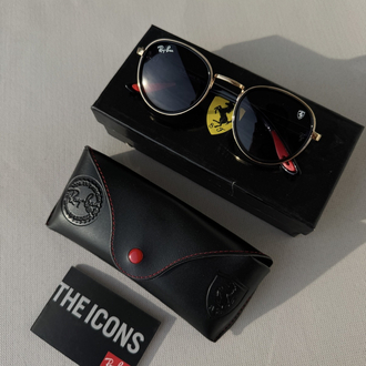 Ray-Ban Ferrari Gold Çerçeve 