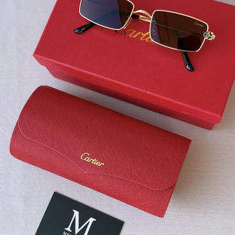Cartier Gold çerçeve (kahve cam)
