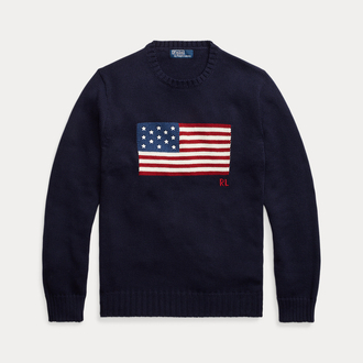 RL  Half -Zip %100 Cotton Knitwear
