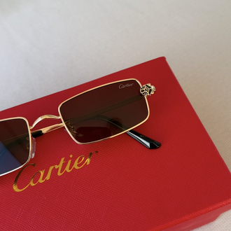 Cartier Gold çerçeve (kahve cam)