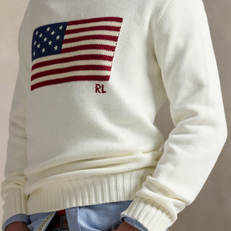 RL Half-Zip %100 Cotton Knitwear
