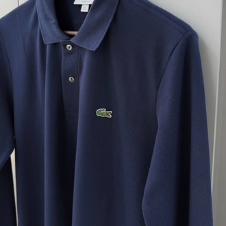Lacoste (İthal) Uzun Kol Lacivert Klasik 