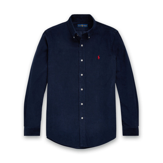 RL Slim Fit Kadife Gömlek