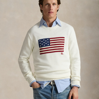 RL Half-Zip %100 Cotton Knitwear