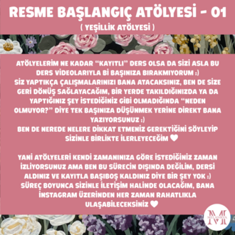 Resme Başlangıç Atölyesi - 01