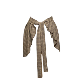 Belted Plaid Waist Piece