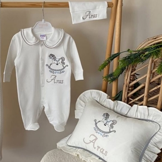 Penye tulum set& yastık 