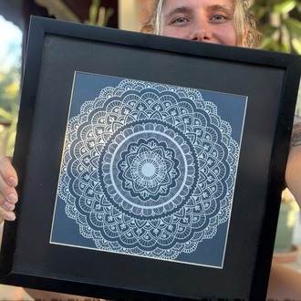 Dijital Mandala (Kare)