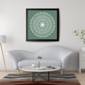 Dijital Mandala (Kare)