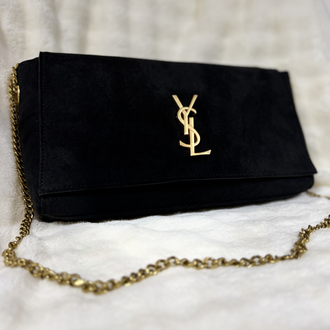 YSL ( Çift Taraflı) Süet & deri siyah 