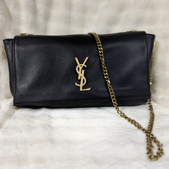 YSL ( Çift Taraflı) Süet & deri siyah 