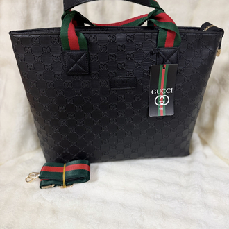 Gucci siyah Deri