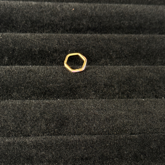 Opal titanyum piercing