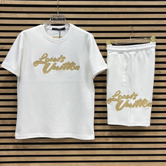 LV / Premium şort takım (Beyaz)
