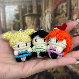 Powerpuff Girls Üçlü Charm Set