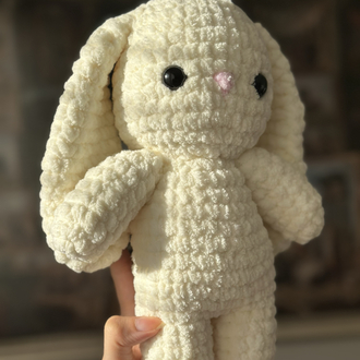 Tavşan Peluş Krem