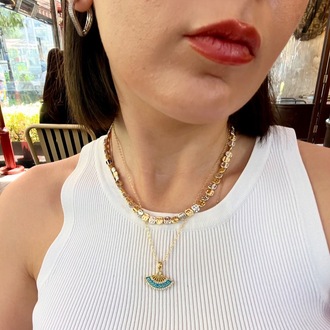 Minimal Parça Detay Kolye (Gold/Silver)