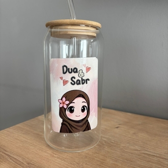 Bambu kapaklı bardak-dua,sabır