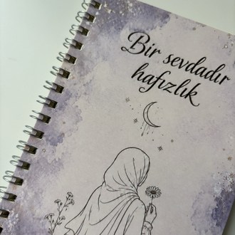 Hafız Mini note defter- lila renkli