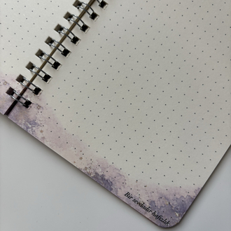 Hafız Mini note defter- lila renkli