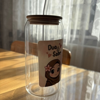 Bambu kapaklı bardak-dua,sabır
