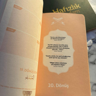 Hafızlık ajandası