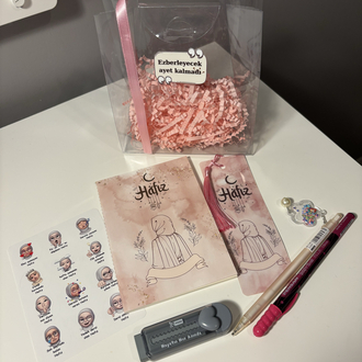 Hafız pembe set