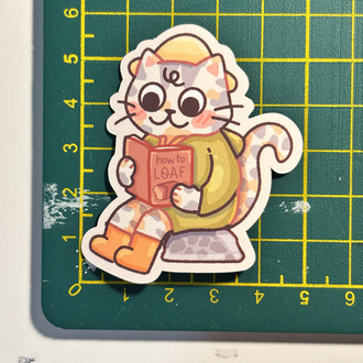 how to loaf - sticker