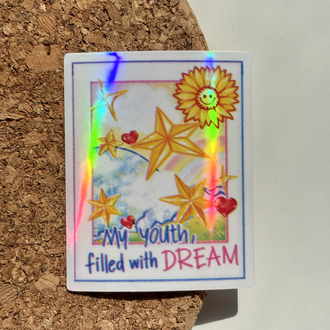7dream - şeffaf holo sticker
