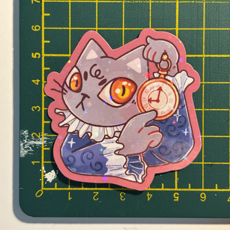 lock in - holo sticker