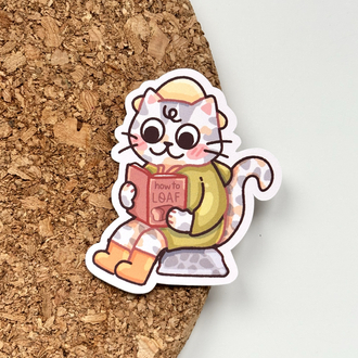 how to loaf - sticker