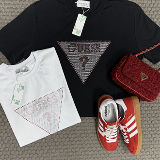 Guss Üçgen Taşlı Tshirt