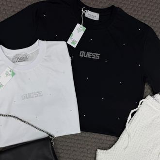 Guss Taşlı Tshirt