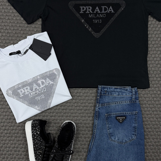 Prda Taşlı Tshirt 