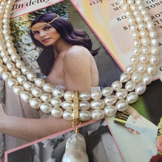 Gerçek İnci Choker Kolye(Küpe Fiyata Dahil Değildir)