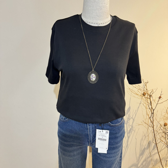 Sıfır yaka basic Tshirt