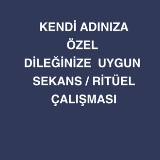 DİLEĞİNE UYGUN SANA ÖZEL