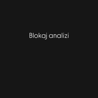 Blokaj analizi