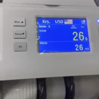 NEW SİLVER 6 ÜLKE KARIŞIK PARA SAYMA MAKİNESİ