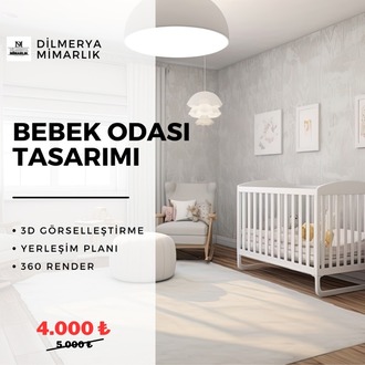 BEBEK ODASI 3D TASARIMI