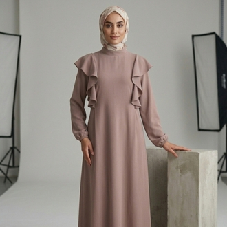 Asel Emzirme Elbise (Gül Kurusu)