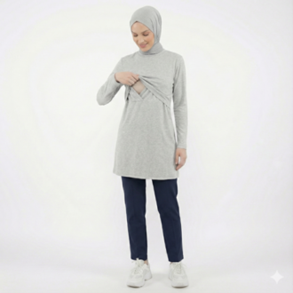 Kaşkorse Tunik (Ekru Melanj)
