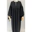 Siyah Manşetli Abaya