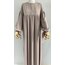 Bej Manşetli Abaya