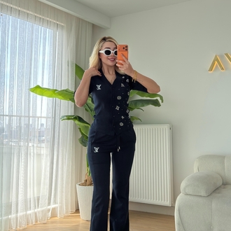 SPOR TAŞLI TAKIM LACİVERT